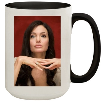 Angelina Jolie 15oz Colored Inner & Handle Mug