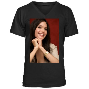 Angelina Jolie Men's V-Neck T-Shirt