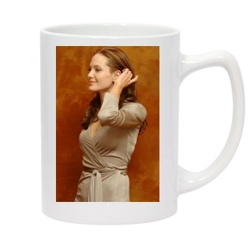 Angelina Jolie 14oz White Statesman Mug