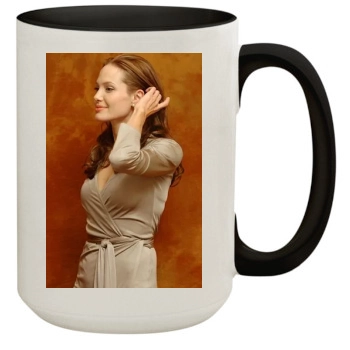 Angelina Jolie 15oz Colored Inner & Handle Mug