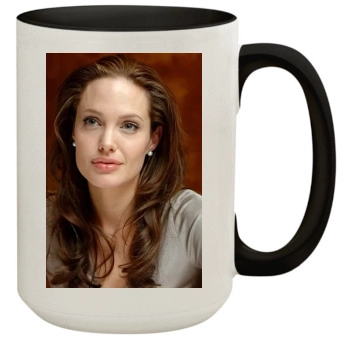 Angelina Jolie 15oz Colored Inner & Handle Mug