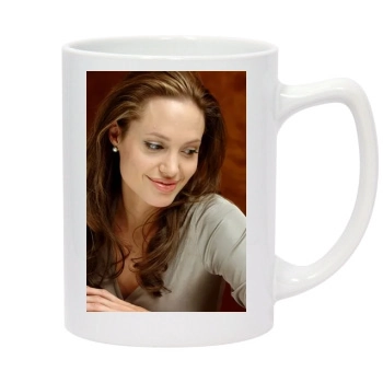 Angelina Jolie 14oz White Statesman Mug