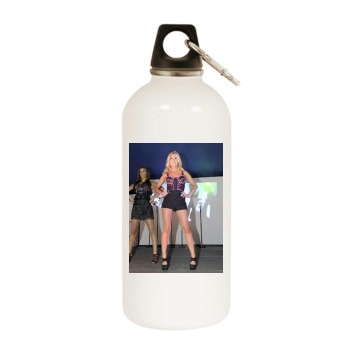 The Saturdays White Water Bottle With Carabiner
