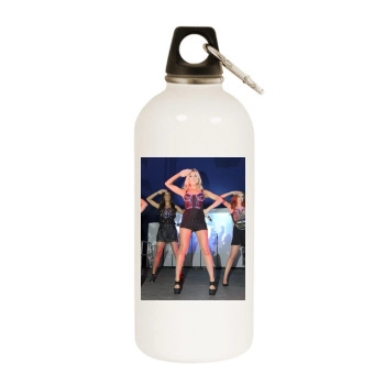 The Saturdays White Water Bottle With Carabiner