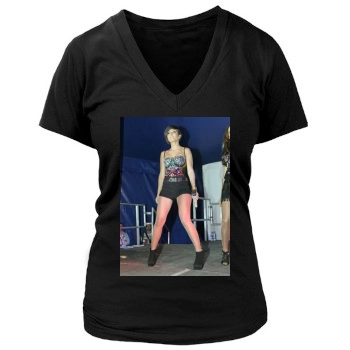 The Saturdays Women's Deep V-Neck TShirt