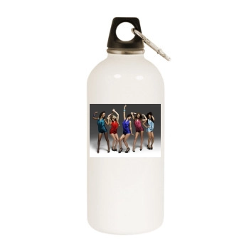 The Saturdays White Water Bottle With Carabiner