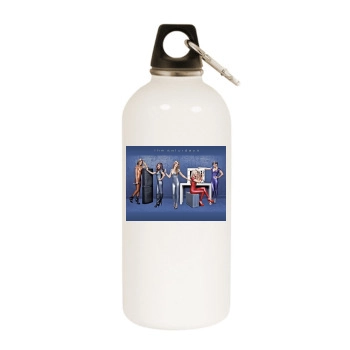 The Saturdays White Water Bottle With Carabiner