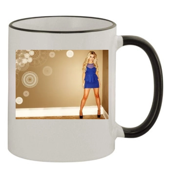 The Saturdays 11oz Colored Rim & Handle Mug