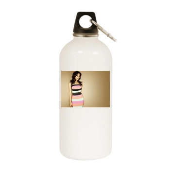 The Saturdays White Water Bottle With Carabiner