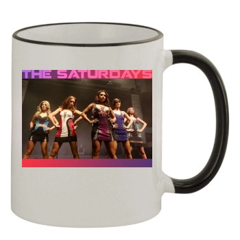 The Saturdays 11oz Colored Rim & Handle Mug