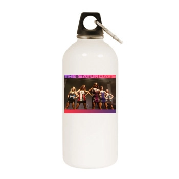 The Saturdays White Water Bottle With Carabiner