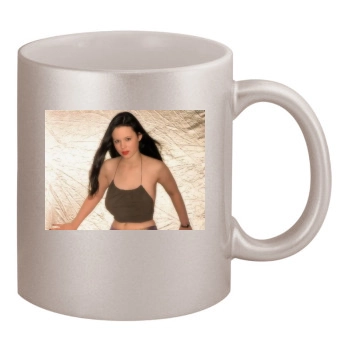 Thora Birch 11oz Metallic Silver Mug