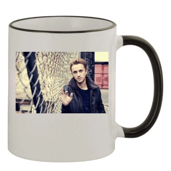 Tom Felton 11oz Colored Rim & Handle Mug