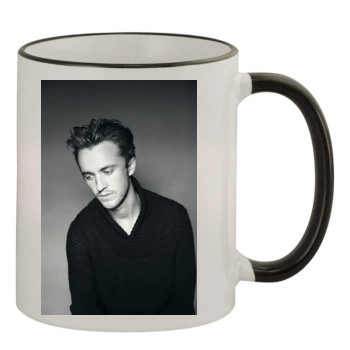 Tom Felton 11oz Colored Rim & Handle Mug