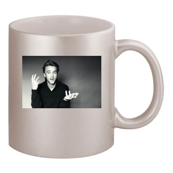 Tom Felton 11oz Metallic Silver Mug