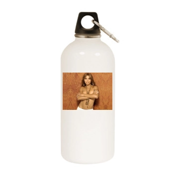 Toni Braxton White Water Bottle With Carabiner