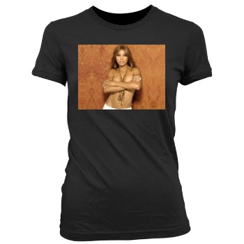 Toni Braxton Women's Junior Cut Crewneck T-Shirt