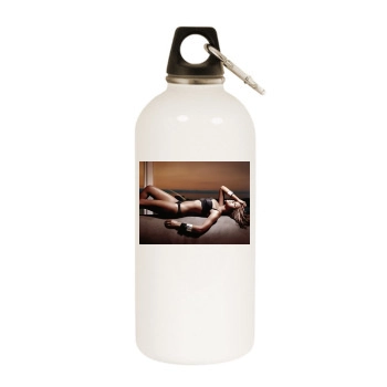 Toni Braxton White Water Bottle With Carabiner