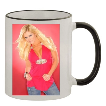 Torrie Wilson 11oz Colored Rim & Handle Mug