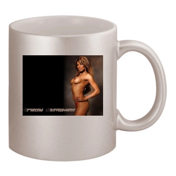 Traci Bingham 11oz Metallic Silver Mug