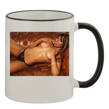 Traci Bingham 11oz Colored Rim & Handle Mug