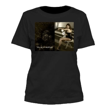 Tricia Helfer Women's Cut T-Shirt