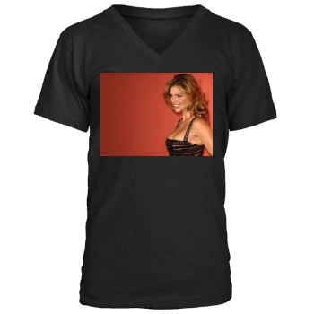 Tricia Helfer Men's V-Neck T-Shirt