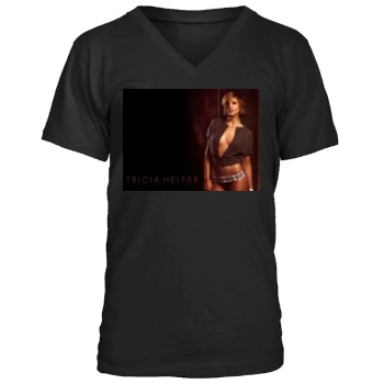 Tricia Helfer Men's V-Neck T-Shirt