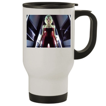 Tricia Helfer Stainless Steel Travel Mug