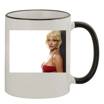 Tricia Helfer 11oz Colored Rim & Handle Mug