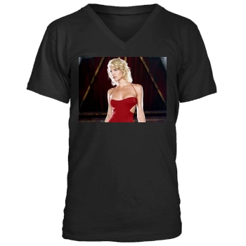 Tricia Helfer Men's V-Neck T-Shirt