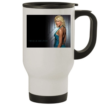 Tricia Helfer Stainless Steel Travel Mug