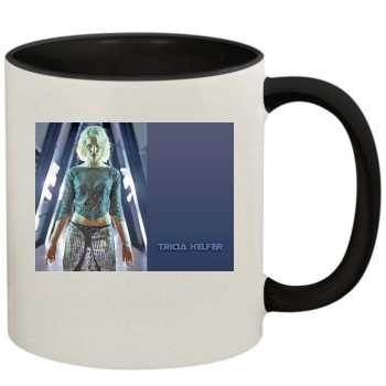 Tricia Helfer 11oz Colored Inner & Handle Mug