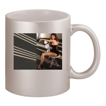 Tricia Helfer 11oz Metallic Silver Mug