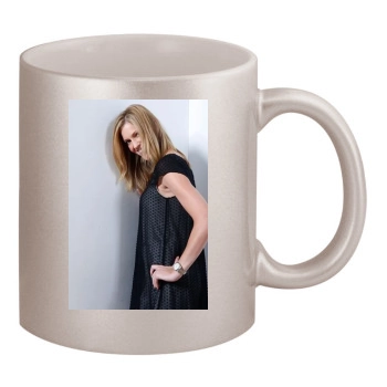 Tricia Helfer 11oz Metallic Silver Mug