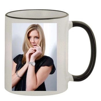 Tricia Helfer 11oz Colored Rim & Handle Mug
