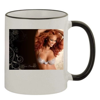 Tyra Banks 11oz Colored Rim & Handle Mug