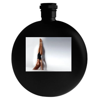 Tyra Banks Round Flask