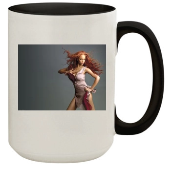 Tyra Banks 15oz Colored Inner & Handle Mug