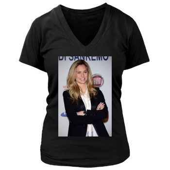 Bar Refaeli Women's Deep V-Neck TShirt