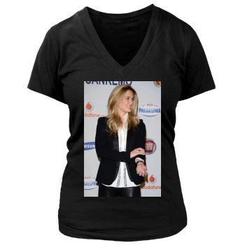 Bar Refaeli Women's Deep V-Neck TShirt