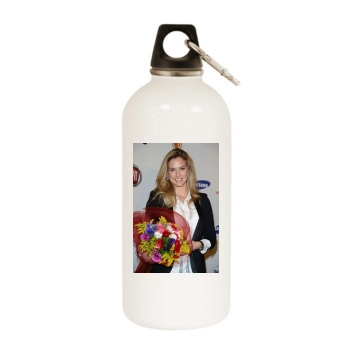 Bar Refaeli White Water Bottle With Carabiner