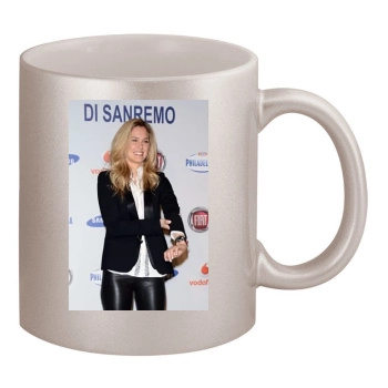 Bar Refaeli 11oz Metallic Silver Mug