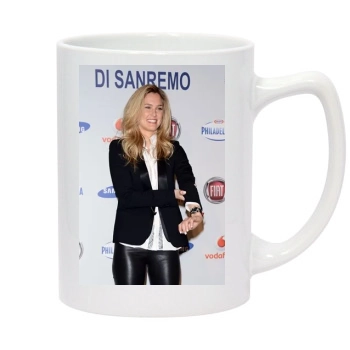 Bar Refaeli 14oz White Statesman Mug