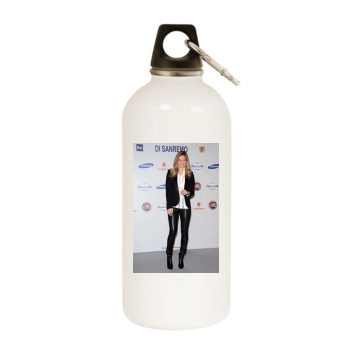 Bar Refaeli White Water Bottle With Carabiner