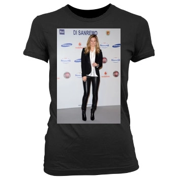 Bar Refaeli Women's Junior Cut Crewneck T-Shirt