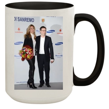 Bar Refaeli 15oz Colored Inner & Handle Mug