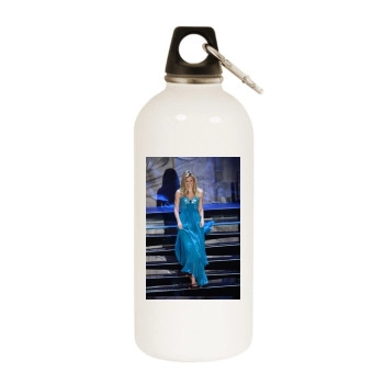 Bar Refaeli White Water Bottle With Carabiner