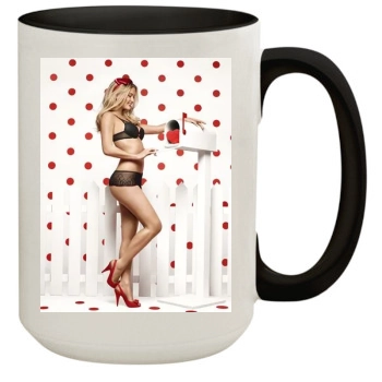 Bar Refaeli 15oz Colored Inner & Handle Mug