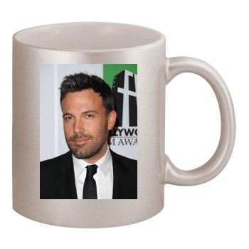 Ben Affleck 11oz Metallic Silver Mug